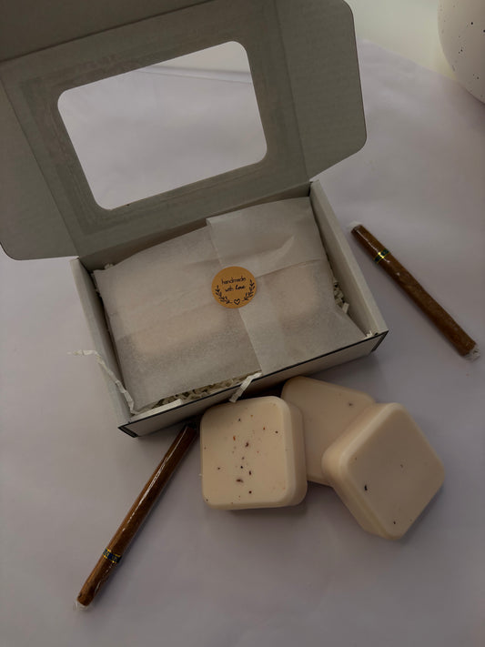 Man's vibe wax sachets long lasting 100% soy