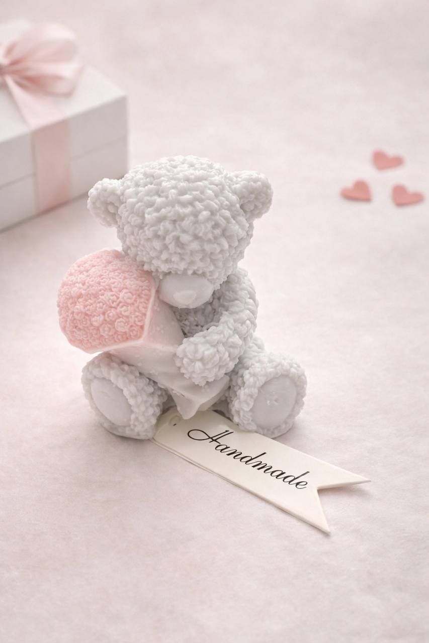 Love Bear with flowers